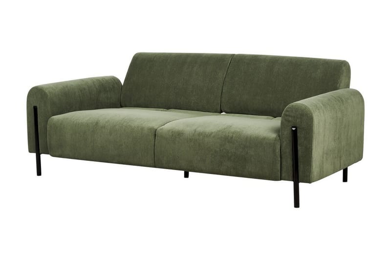 Christa Soffa 3-sits - Grön/Svart - Möbler - Vardagsrum - Soffor - 3-sits soffor