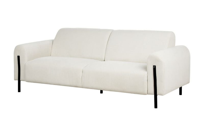 Christa Soffa 3-sits - Vit/Svart - Möbler - Vardagsrum - Soffor - 3-sits soffor