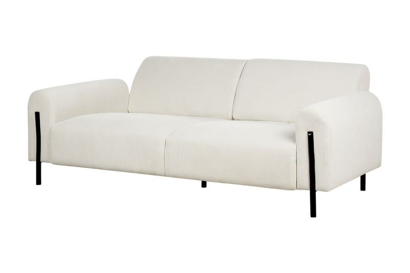 Christa Soffa 3-sits - Vit/Svart - Möbler - Vardagsrum - Soffor - 3-sits soffor