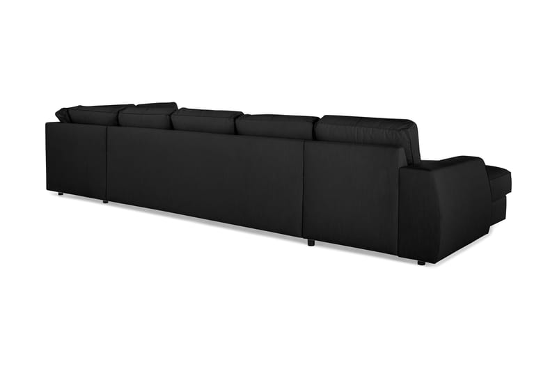 CLARKSVILLE LYX U-soffa med Divan Large Vänster Linnesvart -   - U-soffor
