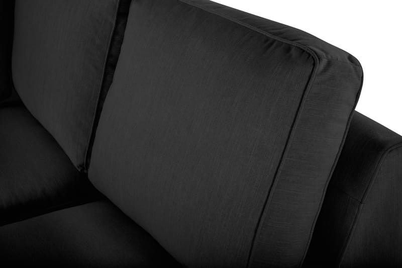 CLARKSVILLE LYX U-soffa med Divan Large Vänster Linnesvart -   - U-soffor