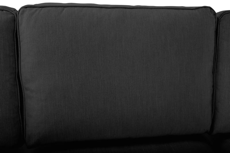 CLARKSVILLE LYX U-soffa med Divan Large Vänster Linnesvart -   - U-soffor