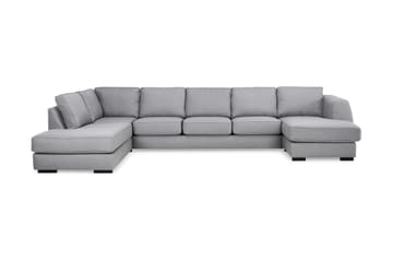 CLARKSVILLE U-soffa Large med Divan Höger Ljusgrå