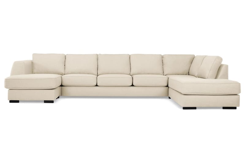 CLARKSVILLE U-soffa Large med Divan Vänster Beige - U-soffor