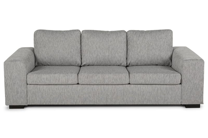 CONNECT 3-sits Soffa Grovvävt tyg Turkos - Skräddarsy färg och tyg - 3-sits soffor