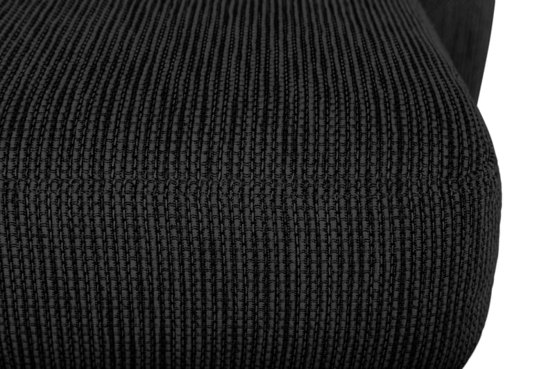 CONNECT U-soffa XXL med Divan Vänster Svart - U-soffor