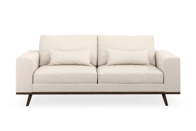 Copenhagen 2-sits Manchestersoffa, Beige