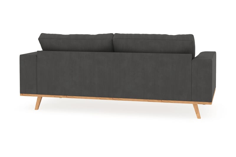 Copenhagen 2-sits Manchestersoffa - Mörkgrå - Möbler - Vardagsrum - Soffor - 2-sits soffor
