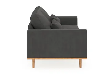 Copenhagen 2-sits Manchestersoffa - Mörkgrå - Möbler - Vardagsrum - Soffor - 2-sits soffor