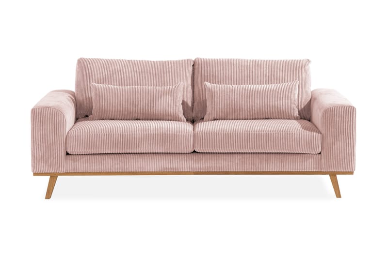 Copenhagen 2-sits Manchestersoffa, Rosa