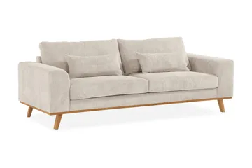 Copenhagen 3-sits Manchestersoffa - Beige - Möbler - Vardagsrum - Soffor - 3-sits soffor