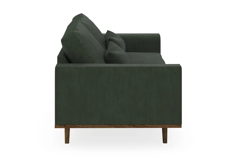 Copenhagen 3-sits Manchestersoffa - Mörkgrön - Möbler - Vardagsrum - Soffor - 3-sits soffor