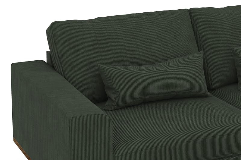 Copenhagen 3-sits Manchestersoffa - Mörkgrön - Möbler - Vardagsrum - Soffor - 3-sits soffor