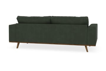 Copenhagen 3-sits Manchestersoffa - Mörkgrön - Möbler - Vardagsrum - Soffor - 3-sits soffor
