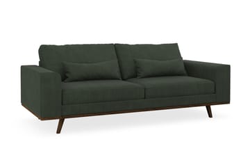 Copenhagen 3-sits Manchestersoffa - Mörkgrön - Möbler - Vardagsrum - Soffor - 3-sits soffor