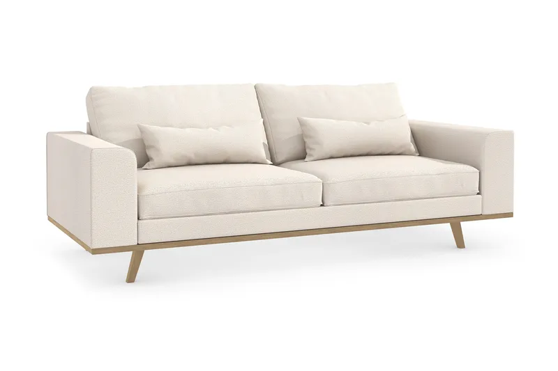 Copenhagen 3-sits Tygsoffa - Beige - Möbler - Vardagsrum - Soffor - 3-sits soffor