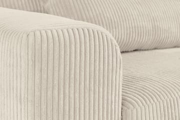 Copenhagen 4-sits Högervänd L-formad Divansoffa i Manchester - Beige - Möbler - Vardagsrum - Soffor - Divansoffa & schäslong