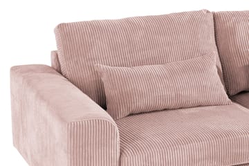 Copenhagen 4-sits Högervänd L-formad Divansoffa i Manchester - Rosa - Möbler - Vardagsrum - Soffor - Divansoffa & schäslong