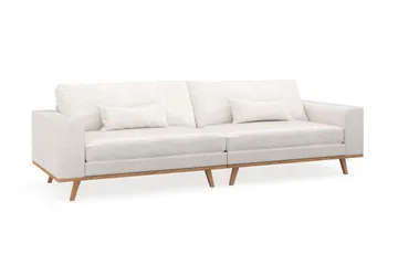 Copenhagen 4-sits Soffa i Bouclé - Vit - Möbler - Vardagsrum - Soffor - 4-sits soffor