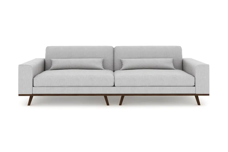 Copenhagen 4-sits Tygsoffa, Ljusgrå