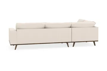 Copenhagen 4-sits Vänstervänd L-formad Schäslongsoffa i Manchester - Beige - Möbler - Vardagsrum - Soffor - Divansoffa & schäslong