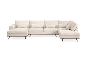 Copenhagen 5-sits Högervänd U-formad Large Soffa med Divan och Schäslong i Chenille