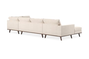 Copenhagen 5-sits Högervänd U-formad Large Soffa med Divan och Schäslong i Chenille - Beige - Möbler - Vardagsrum - Soffor - U-soffor