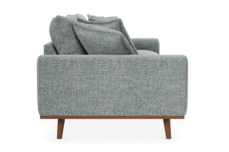 Copenhagen Premium Djup 4-sits Soffa i Chenille - Grå/Blå - Möbler - Vardagsrum - Soffor - 4-sits soffor