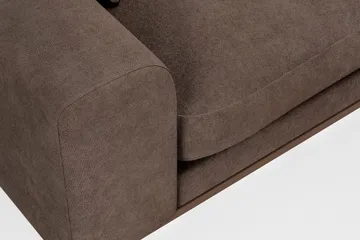 Copenhagen Premium Djup 3-sits Soffa i Chenille - Mörkbrun - Möbler - Vardagsrum - Soffor - 3-sits soffor