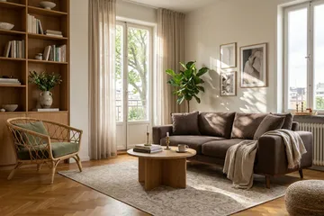 Copenhagen Premium Djup 3-sits Soffa i Chenille - Mörkbrun - Möbler - Vardagsrum - Soffor - 3-sits soffor