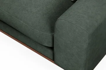 Copenhagen Premium 4-sits Vänstervänd L-formad Djup Schäslongsoffa i Tyg - Grön - Möbler - Vardagsrum - Soffor - Divansoffa & schäslong