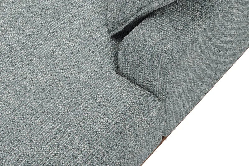 Copenhagen Premium 5-sits Vänstervänd U-formad Djup Soffa med Divan och Schäslong i Chenille - Grå/Blå - Möbler - Vardagsrum - Soffor - U-soffor