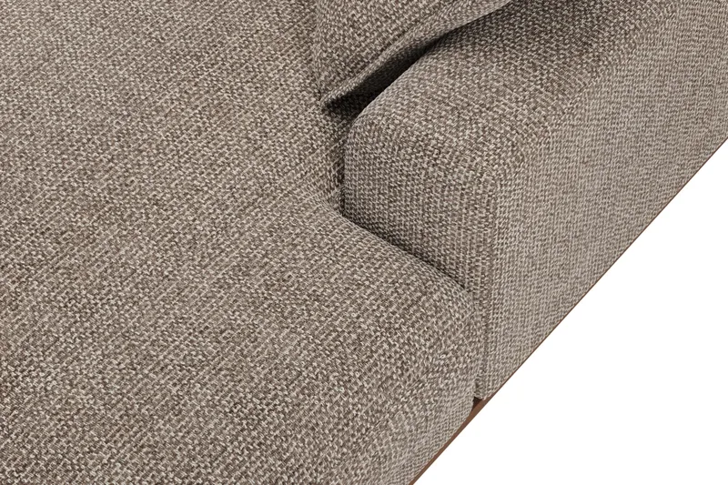 Copenhagen Premium 5-sits Vänstervänd U-formad Djup Soffa med Divan och Schäslong i Chenille - Brun - Möbler - Vardagsrum - Soffor - U-soffor