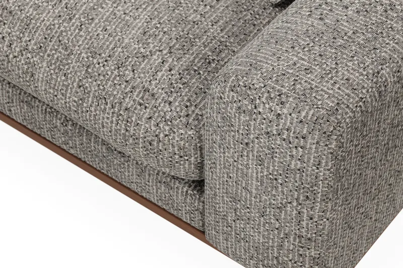 Copenhagen Premium 4-sits Vänstervänd L-formad Djup Schäslongsoffa i Chenille - Grå - Möbler - Vardagsrum - Soffor - Divansoffa & schäslong