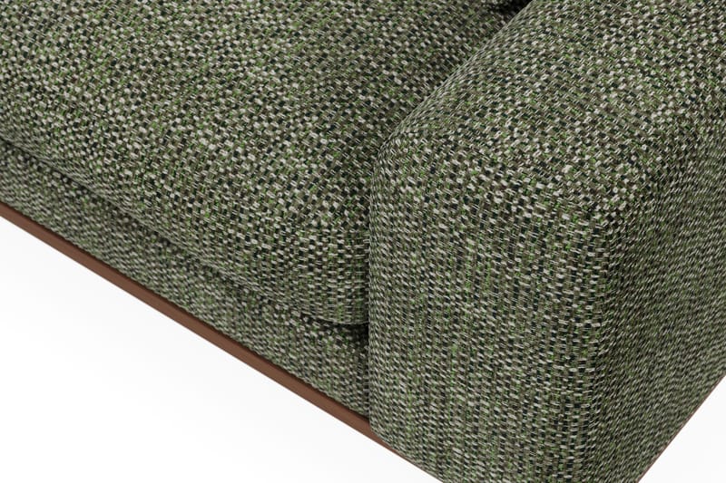 Copenhagen Premium 4-sits Vänstervänd L-formad Djup Schäslongsoffa i Chenille - Grön - Möbler - Vardagsrum - Soffor - Divansoffa & schäslong