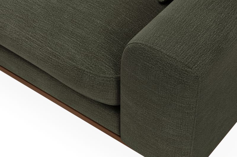Copenhagen Premium 4-sits Vänstervänd L-formad Djup Divansoffa i Tyg - Grön - Möbler - Vardagsrum - Soffor - Divansoffa & schäslong