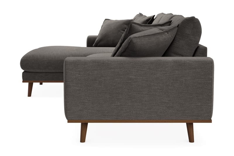 Copenhagen Premium 4-sits Vänstervänd L-formad Djup Divansoffa i Tyg - Mörkgrå - Möbler - Vardagsrum - Soffor - Divansoffa & schäslong