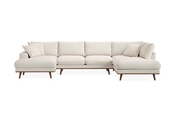 Copenhagen Premium 5-sits Vänstervänd U-formad Djup Soffa med Divan och Schäslong i Tyg