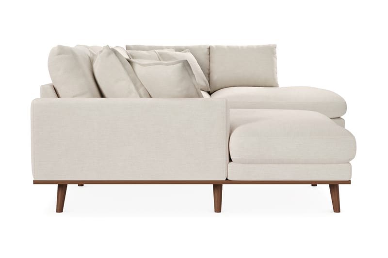 Copenhagen Premium 5-sits Vänstervänd U-formad Djup Soffa med Divan och Schäslong i Tyg - Ljusbeige - Möbler - Vardagsrum - Soffor - U-soffor