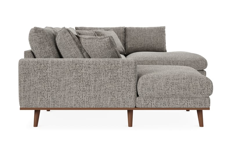 Copenhagen Premium 5-sits Högervänd U-formad Djup Soffa med Divan och Schäslong i Chenille - Grå - Möbler - Vardagsrum - Soffor - U-soffor
