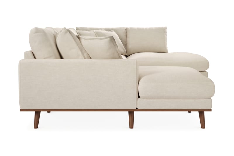 Copenhagen Premium 5-sits Vänstervänd U-formad Djup Soffa med Divan och Schäslong i Tyg - Beige - Möbler - Vardagsrum - Soffor - U-soffor