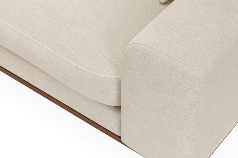 Copenhagen Premium 4-sits Vänstervänd L-formad Djup Schäslongsoffa i Tyg - Beige - Möbler - Vardagsrum - Soffor - Divansoffa & schäslong