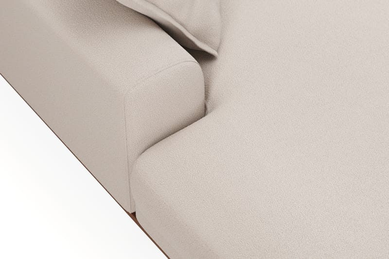 Copenhagen Premium 5-sits Högervänd U-formad Djup Soffa med Divan och Schäslong i Bouclé - Ljusbeige - Möbler - Vardagsrum - Soffor - U-soffor