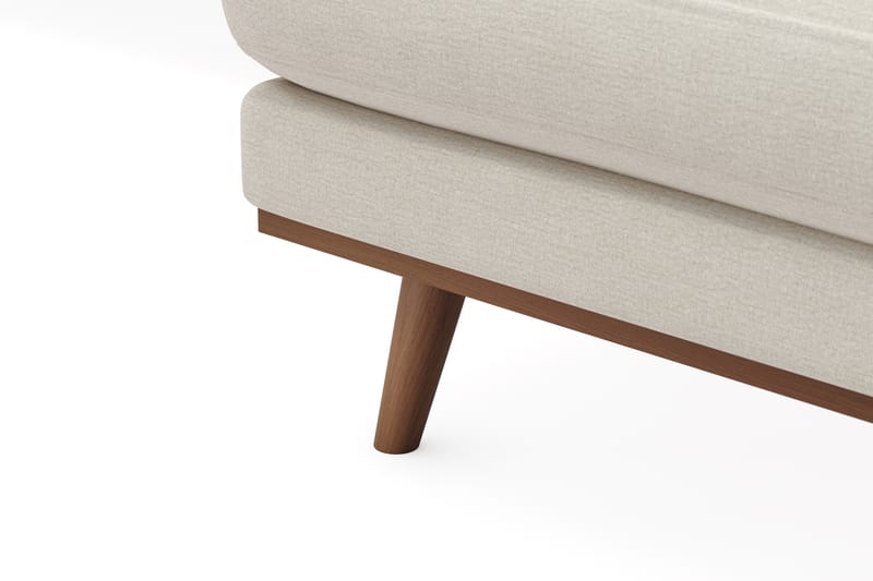 Copenhagen Premium 5-sits Högervänd U-formad Djup Soffa med Divan och Schäslong i Tyg - Ljusbeige - Möbler - Vardagsrum - Soffor - U-soffor