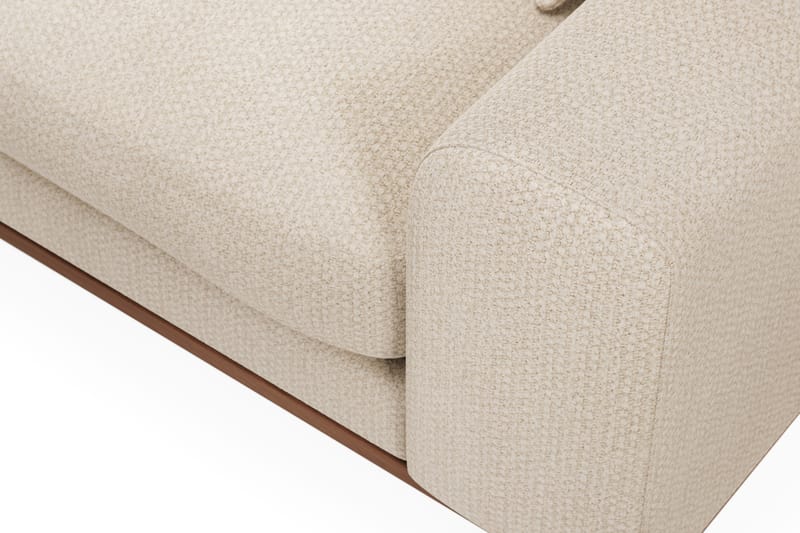 Copenhagen Premium 4-sits Vänstervänd L-formad Djup Schäslongsoffa i Chenille - Ljusbeige - Möbler - Vardagsrum - Soffor - Divansoffa & schäslong