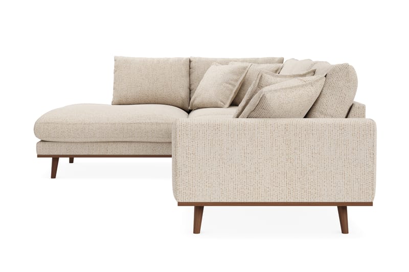 Copenhagen Premium 4-sits Vänstervänd L-formad Djup Schäslongsoffa i Chenille - Beige - Möbler - Vardagsrum - Soffor - Divansoffa & schäslong