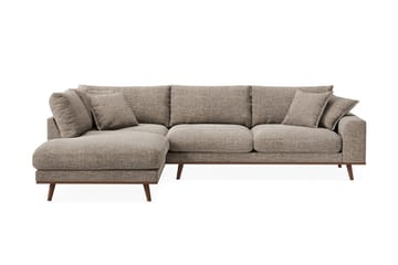 Copenhagen Premium 4-sits Vänstervänd L-formad Djup Schäslongsoffa i Chenille