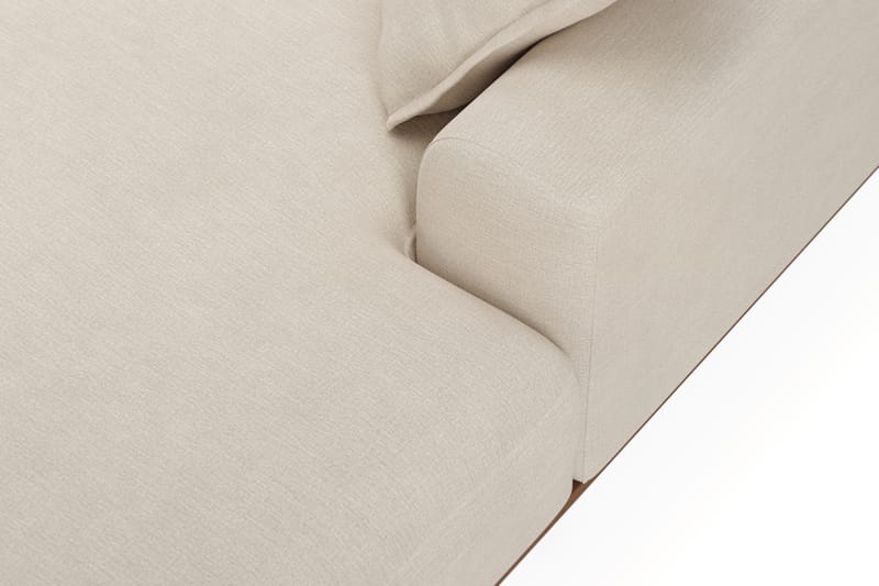 Copenhagen Premium 5-sits Högervänd U-formad Djup Soffa med Divan och Schäslong i Tyg - Beige - Möbler - Vardagsrum - Soffor - U-soffor