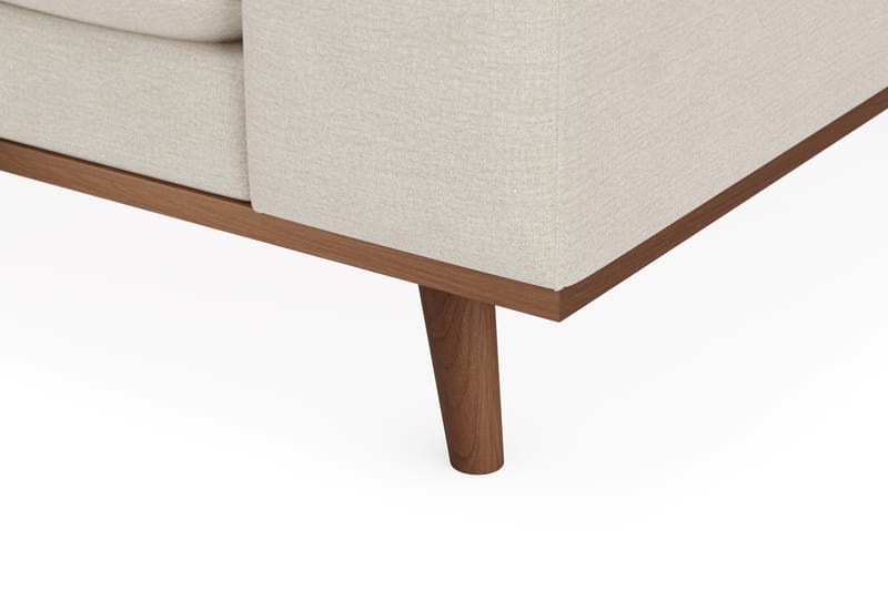 Copenhagen Premium 4-sits Vänstervänd L-formad Djup Schäslongsoffa i Tyg - Ljusbeige - Möbler - Vardagsrum - Soffor - Divansoffa & schäslong
