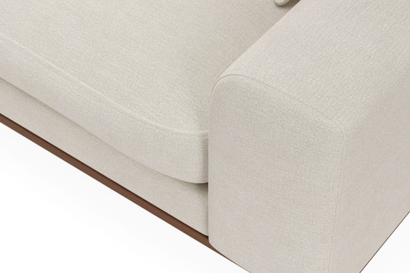 Copenhagen Premium 4-sits Vänstervänd L-formad Djup Schäslongsoffa i Tyg - Ljusbeige - Möbler - Vardagsrum - Soffor - Divansoffa & schäslong